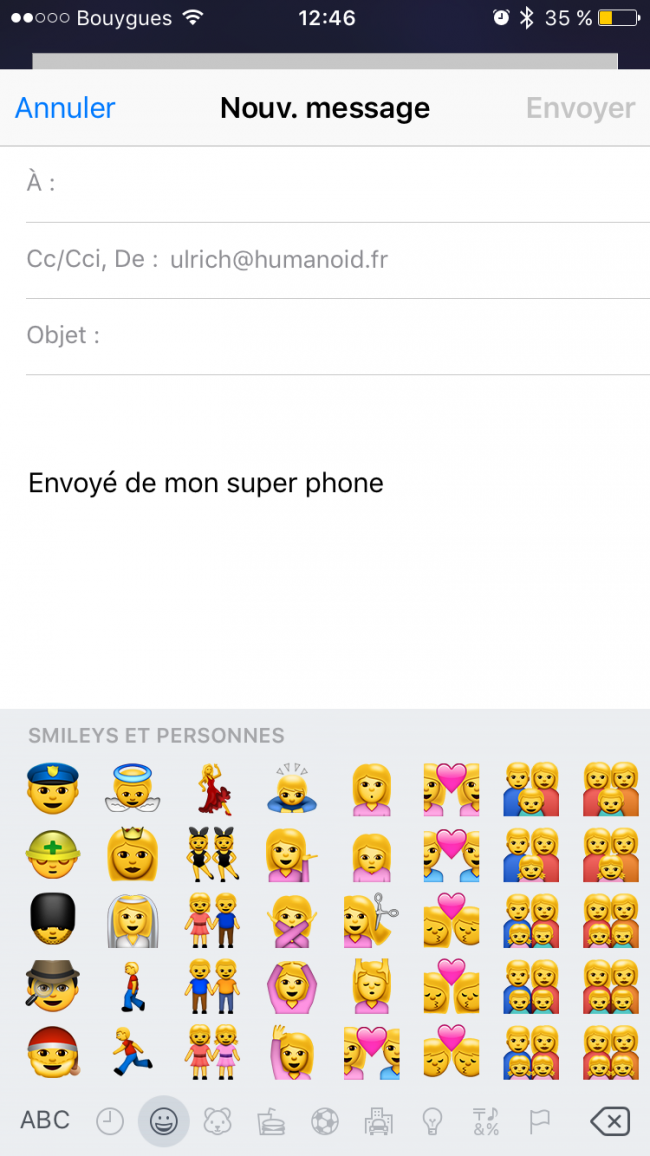 emojis iOS